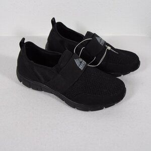 RBX Howie Slip On Sneaker Men's Size 8.5W Black Training Shoes Athletic Active